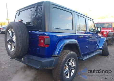 2018 Jeep Wrangler Unlimited Sahara 4X4 from USA, damaged, VIN 1C4HJXEG0JW308377